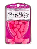 Sleep Pretty in Pink Women's Ear Plugs, 7 Pair
