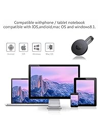 Dongle   Adaptador de pantalla WiFi HDMI inalámbrico 1080P para reproductor de streaming de medios...