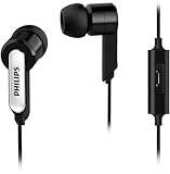 Philips SHE1405BK/94 In-Ear Headphone Headset With Mic - Black