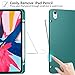 ZtotopCase for New iPad Pro 12.9 Inch 2021, Built-in Screen Protector, Dual Layer Shockproof Full Protective Cover with Pencil Holder Support iPad Pencil Charging- DarkGreen