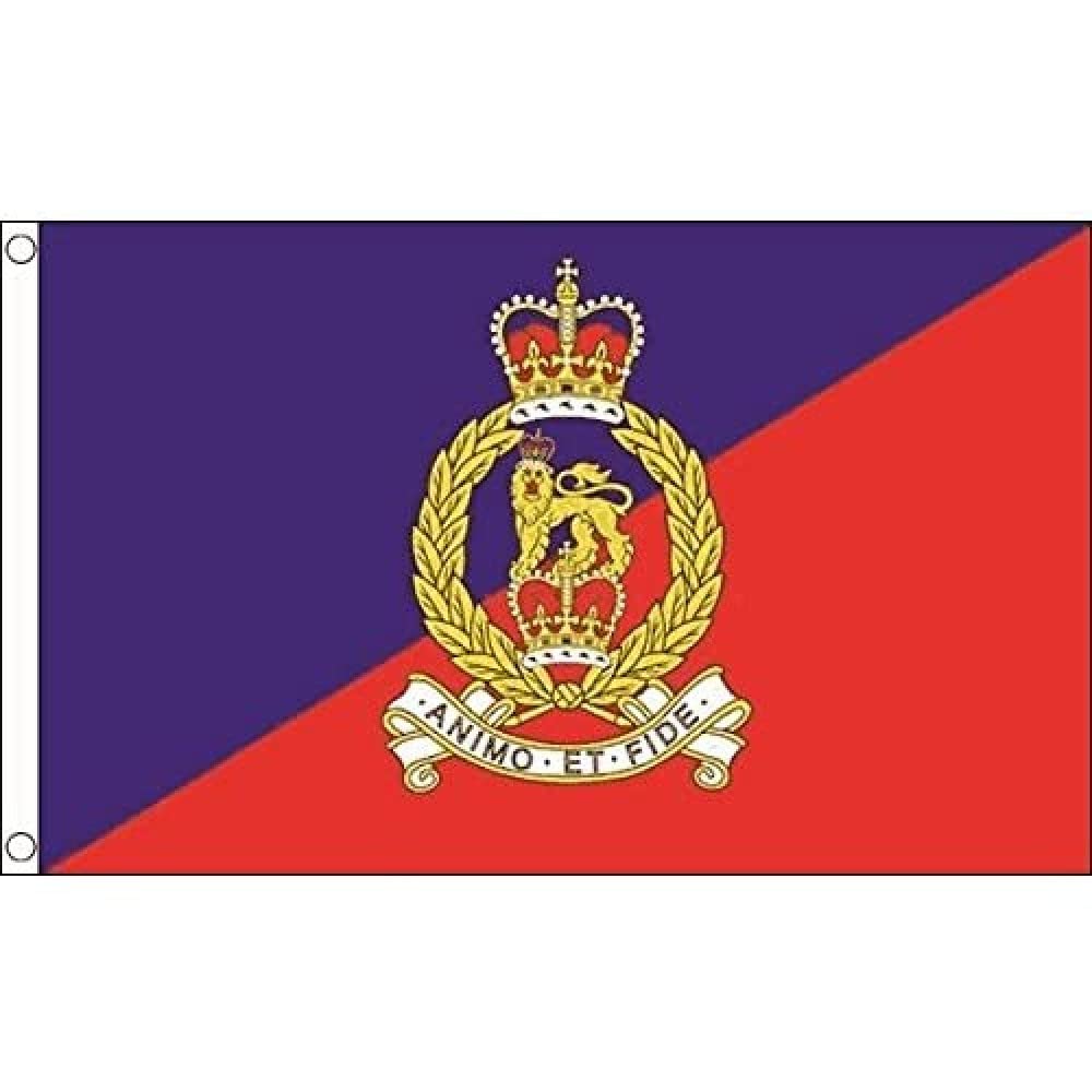 AZ FLAG - Adjutant General'S Corps Flag - 3x5 Ft - 100D Polyester Agc British Army Banner with Two Metal Grommets - Fade Resistant - Vivid Colors - 3' x 5' Feet - 150x90 Cm