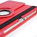 360 Degree Multi Angle Rotating Cover Case for Samsung Galaxy Note 10.1 inch Tablet N8000/N8013/SCH-i925 By Sheath™ (Red)