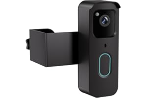 Anti-Theft Blink Doorbell Mount, No-Drill Doorbell Door Mount Bracket for Blink Video Doorbell 2nd Gen, Not Block Doorbell Mo