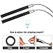 Vcall Jump Rope Workout Speed Rope Weighted Adjustable Self-Locking Exercise Skipping Rope with 1 Replaceable Cable for for Women Kids Men Fitness,Crossfit,Boxing,Training,Double Unders,Gym,Cardio