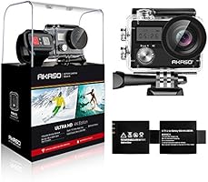 AKASO Brave 4 4K 20MP WiFi Action Camera Ultra HD with EIS 30m Underwater Waterproof Camera Remote Sports Camcorder with...