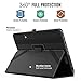 MoKo ASUS Transformer Book T101HA Case, Slim Folding Stand Cover Case with Built-in Hand Strap and Keyboard Portfolio Feature for 10.1
