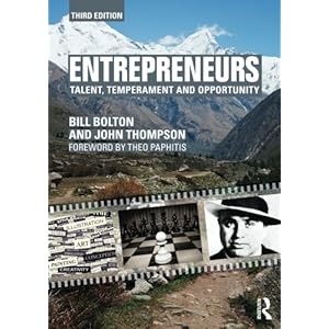 Entrepreneurs: Talent, Temperament and Opportunity