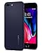 Spigen Liquid Air Armor Designed for iPhone 8 Plus Case (2017) / Designed for iPhone 7 Plus Case (2016) - Midnight Blue