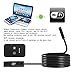 LESHP WiFi Wireless Endoscope Camera Waterproof IP66 Handheld Inspection Snake Camera 2.0 Megapixels HD 6Led 720P for Borescope Video Inspection Support iOS ,Android(8MM 2M)