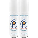 Purefypro Sports Equipment Disinfectant Spray - (4oz, 2pk) Kills 99.9999% MRSA, HIV, Athlete Foot Fungus, Virus and Fungi. No Rinse, No Residue. Sports Pads, Yoga Mats, Shoes, Boxing Gloves Euipment