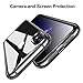CANSHN Compatible with iPhone XR Case 6.1'', Clear Protective [Military Grade Drop Test] [Slim Thin] Case with 4 Reinforced Soft TPU Bumpers - Black