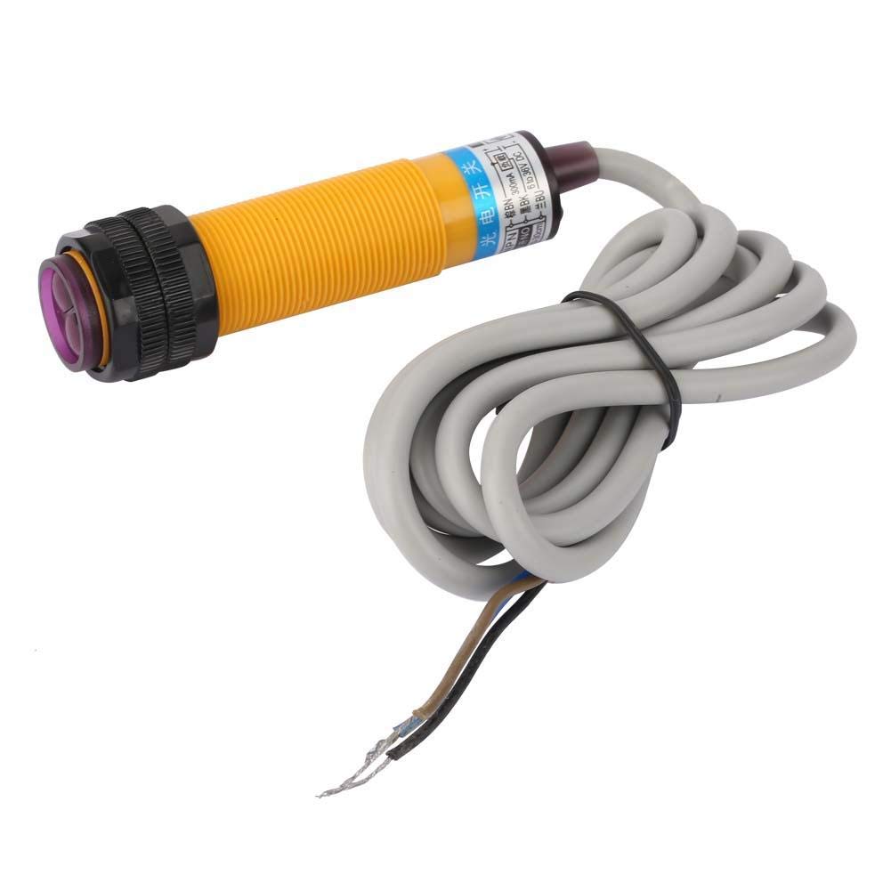 Photoelectric Switch DC6-36V E3F-DS30C4 NPN NO Proximity Sensor Switch 10-30cm