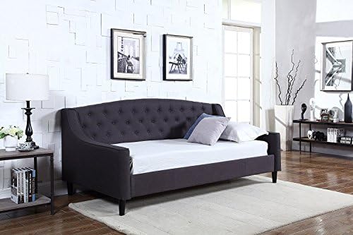 BEDZONLINE EXCLUSIVE PROMOTIONAL PACKAGE DEAL OFFER- LIMITED TIME *** CHIC, GREY, LINEN, DAYDREAM DAY BED WITH FANTASTIC POCKET SPRUNG MATTRESS, UP TO 1000 POCKETS !!!