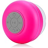 BONBON Bluetooth Shower Speaker Waterproof - Handsfree Portable Speakerphone with Built-in Mic,4hrs of Playtime, Wireless Blu