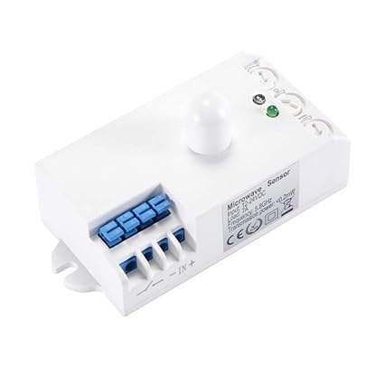 360 ° Mikrowellen-Bewegungsmelder Radar Sensor Lichtschalter DC 12-24V für Körperbewegung