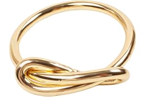 GARDNA 12pcs Napkin Rings (Infinity Knot) Rose Gold, Restaurant Quality Modern Cloth Linen Napkin Rings Set of 12, Elegant Wedding Metal Napkin Holder Rings, Perfect Table Decor Celebrations Parties