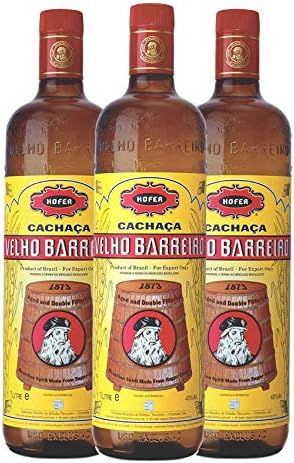 Velho BarreiroCachaca 3x 1 Litre