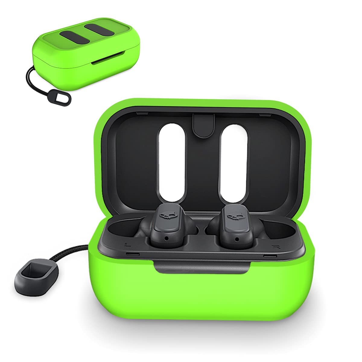 WQNIDE Case for Skullcandy Dime, Glow in The Dark Waterproof