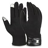 Vbiger Winter Gloves Touch Screen Texting Mittens Warm Cold Weather Gloves For Men
