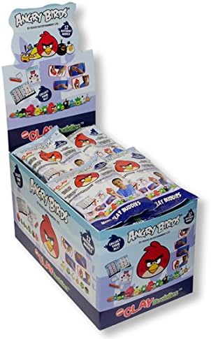 Angry Birds Clay Buddies Figure Foil Packs | SINGLE PACK | Random Figure Supplied