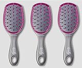 Goody Ouchless Premium Quality Hair Cushion Brush (3 Pack)