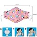 Dust Mask for Kids,Aniwon 3 Pcs PM2.5 Kids Mouth Face Mask with 6 Pcs Activated Carbon Filter Insert,Washable Cute Cotton Mouth Mask with Adjustable Straps (Pink)