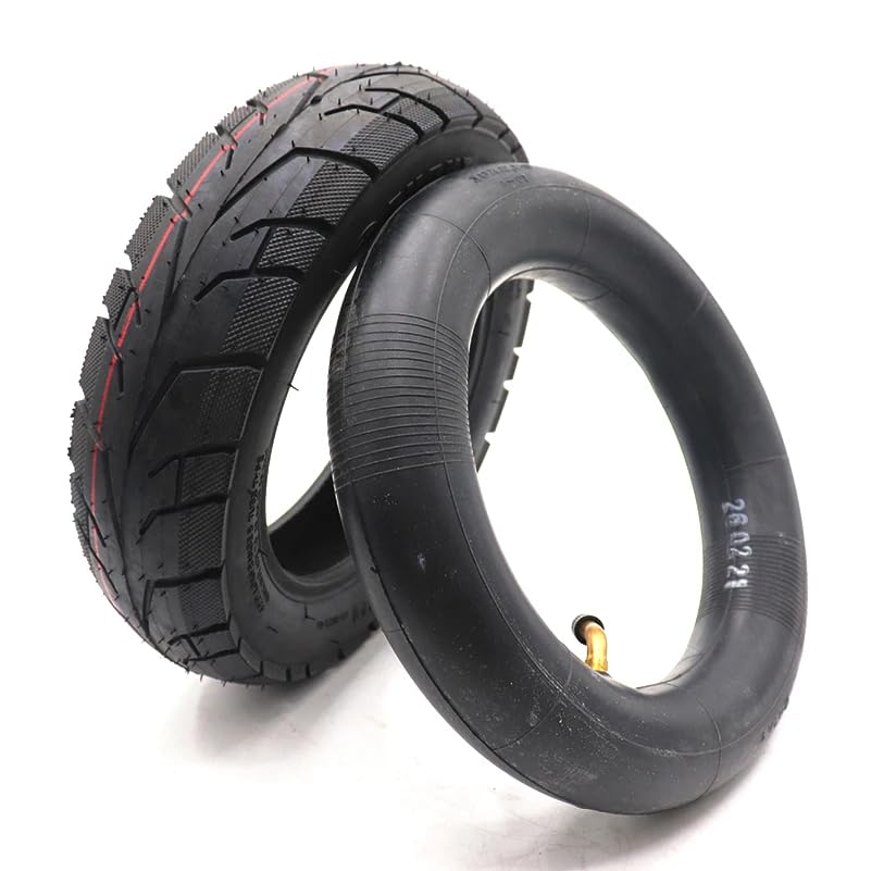 ANSENI Cover and Inner Tube 10x2.50, Tire 10 Inch for Electric Scooter, Tubeless Wheel 10x2.50 Compatible with Kugoo M4 Pro Quick 3 Zero 10X Inokim OX Electric Scooter