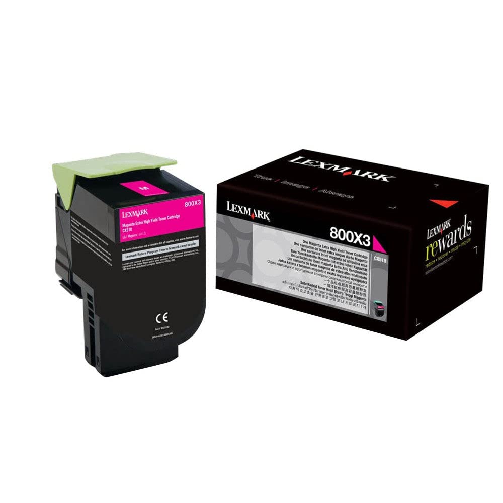 Lexmark 800X4 Toner Cartridge - Yellow