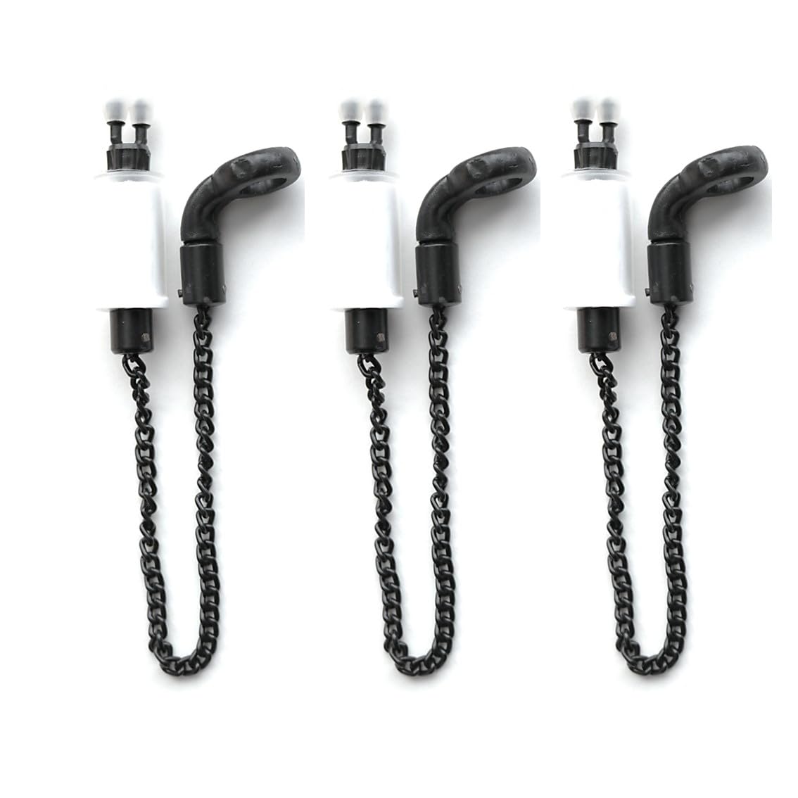 3 TBNS Bite Indicators Bobbins Carp fishing Tackle for Bite Alarms and bank sticks (White)