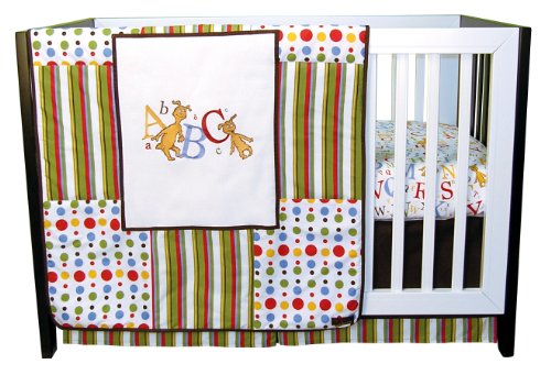 Trend Lab Dr Seuss 3 Piece Crib Bedding Set, ABC, Baby & Kids Zone