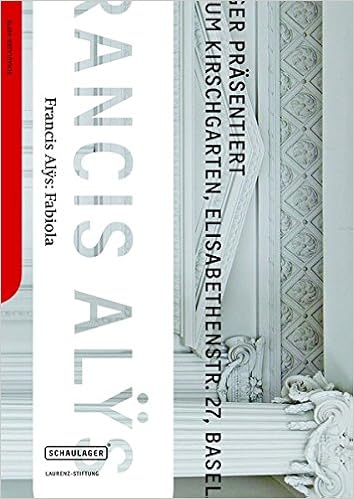 Amazon Com Francis Alys Fabiola Catalogue Accompanying The