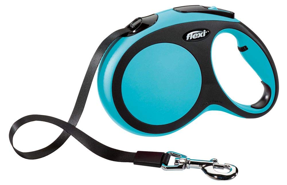 flexi New Comfort Retractable Tape Lead, Large, 5 m, Blue โ image 1