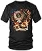 Fire Dept Eagle With Axes, Firefighter Men's T-shirt, Amdesco
