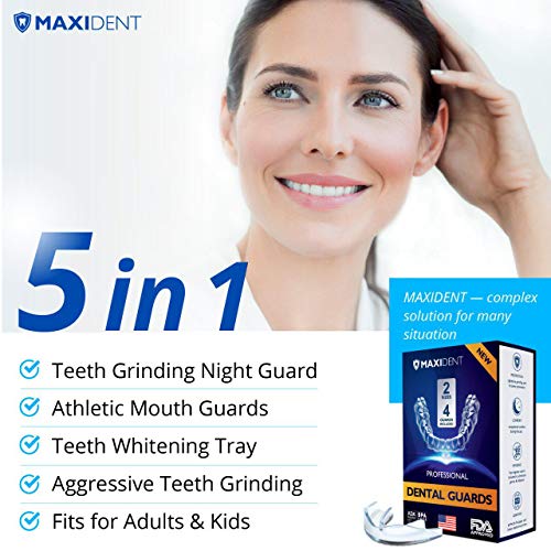 Maxident Mouthguard Advanced Dental Guards Moldable Night Guard for Grinding Teeth