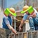 3 Pack - Sun Visor Hard Hat Sun Shield- Fitted with Ventilation Holes, Reflective Strip, Full Brim and Neck Cover Sun Shield Mesh