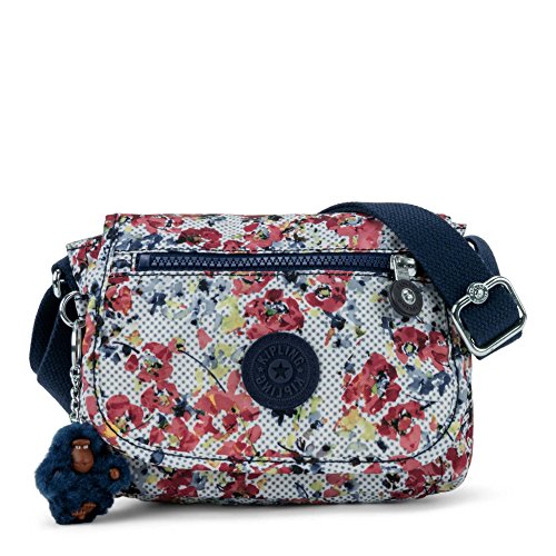 Kipling Sabian Printed Crossbody Minibag, Busy Blossoms