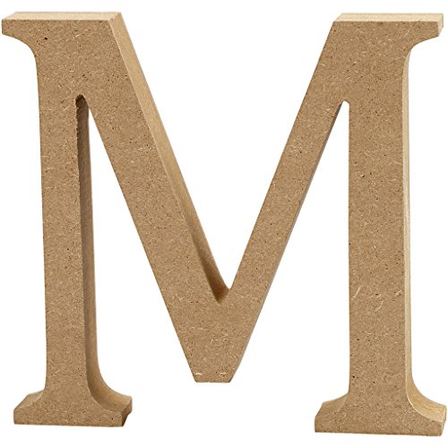 Lettera, H: 13 cm, Spessore 2 cm, MDF, M, 1pc