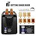 Evening Stainless Steel Toaster, 2 Slice, 7 Shade Settings, Variable Browning Control & Quick Toast, Modern Style, Bread