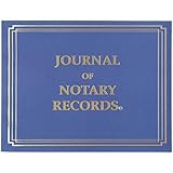 StampXpress Premium Notary Journal, Softcover, 140 Pages with 600 Entries, All States (NJ)