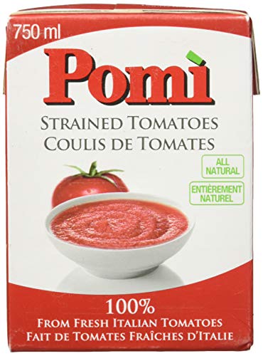 Pomi Tomatoes, Strained, 26.46-Ounce Carton (Pack of 12)
