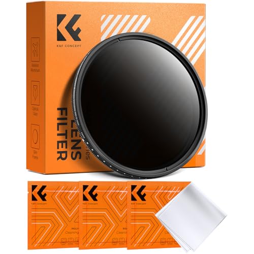 K&F CONCEPT ND Filter 58mm Variabler Graufilter ND2-400 (1-9 Blenden)