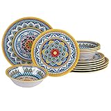 Certified International Portofino 12 Piece Melamine