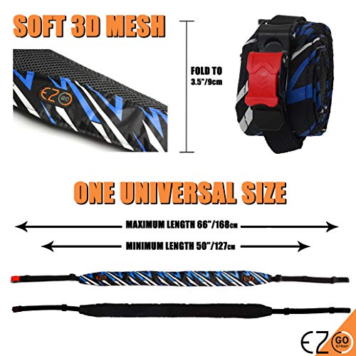 Motorcycle Helmet Carrier Strap - Hands-Free, Motorbike Accessory. Convenient, Lightweight and Comfortable Alternative to Helmet Bag or Backpack. A Perfect Biker Gift For Men and Women. Tricolor EZ-GO - Thumbnail 4