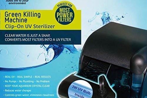 Green Killing Machine 3 Watt Clip-On UV Sterilizer for Hang-On Filter
