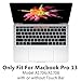 (2-Pack) Clear Screen Protector for MacBook Pro (13-inch, 2016&2017, 2/4 Thunderbolt 3 Ports) - Model A1706/A1708 with or wothout Touch Bar