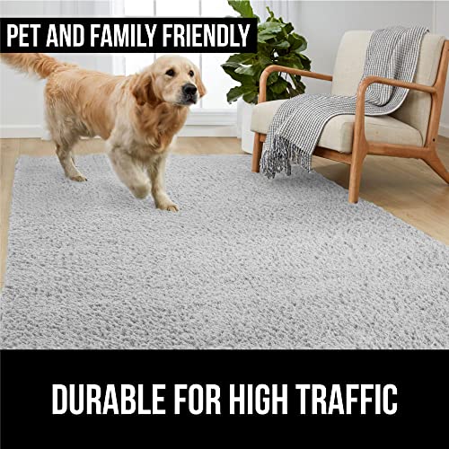 Gorilla Grip Soft Faux Fur Area Rug, Washable, Shed and Fade Resistant