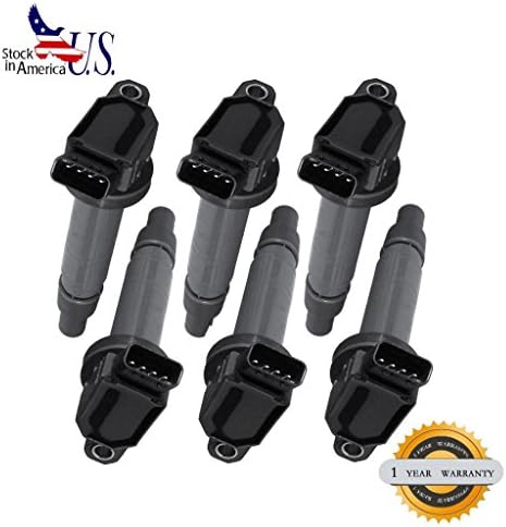 VIOJI New Ignition Coil set of 6 For Lexus/Toyota/Scion/ IS-F/ xB/ 4Runner/ Corolla/ FJ Cruiser/ Tacoma/ Tundra/ Highlander/ Matrix/ Camry/Hybrid Solara UF495