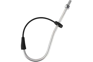 SANLIKE Telescopic Fish Gaff, Stainless Steel Retractable Telescopic Pole with Sea Fishing Hook Tackle for Saltwater Offshore