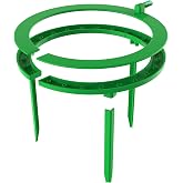 Drip Irrigation Ring Water Circulation, Detachable Support Frame, Suitable for Planting Irrigation Systems, Suitable for Garden, Plant rainwater Irrigation Distribution Ring (9 inches