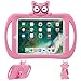 Ipad Mini Case For Kids | Children's Apple Accessories | Kawayi Cats Protective Defender | Stand Tablet Cover With Kickstand | Girls Carrying Silicone Bumper With Holder for iPad 1-2-3-4 (pink)